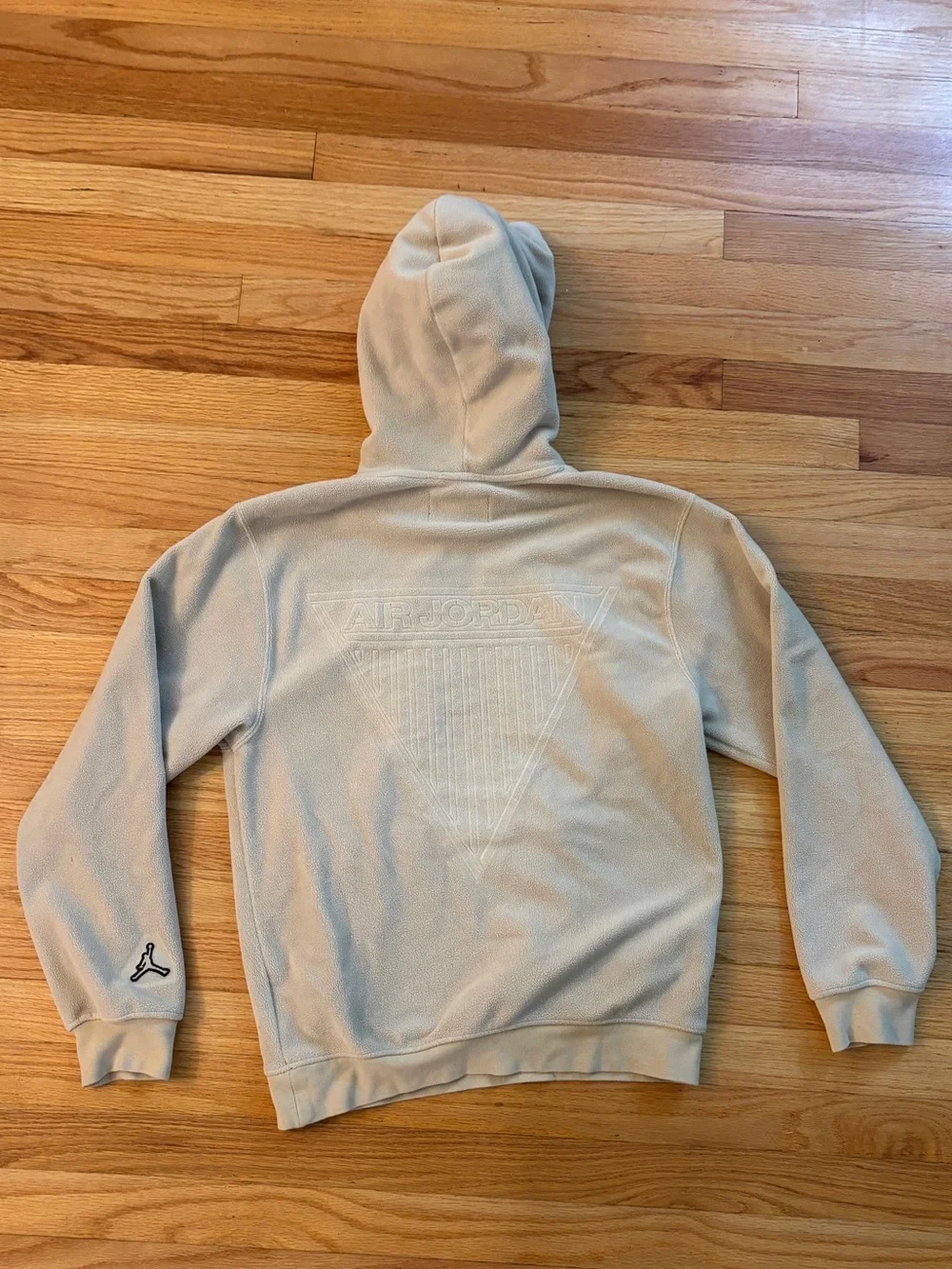 Jordan Mens Essential Winter Fleece Hoodie XS Beige